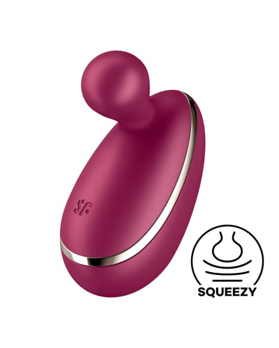 Вібратор для зовнішньої стимуляції Satisfyer Spot On 1 Berry, гнучкий відросток - Фото №1