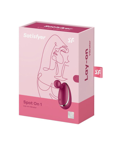 Вібратор для зовнішньої стимуляції Satisfyer Spot On 1 Berry, гнучкий відросток - Фото №5