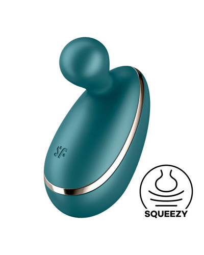 Вібратор для зовнішньої стимуляції Satisfyer Spot On 1 Green, гнучкий відросток - Фото №1