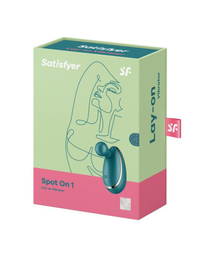 Вібратор для зовнішньої стимуляції Satisfyer Spot On 1 Green, гнучкий відросток - Фото №5