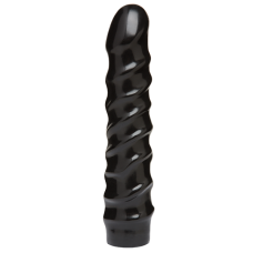 Дилдо Doc Johnson CodeBlack - 8 Inch Raging Vac-U-Lock со стимулирующим рельефом, диаметр 3,8см