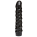 Дилдо Doc Johnson CodeBlack - 8 Inch Raging Vac-U-Lock со стимулирующим рельефом, диаметр 3,8см - Фото №1