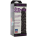 Дилдо Doc Johnson CodeBlack - 8 Inch Raging Vac-U-Lock со стимулирующим рельефом, диаметр 3,8см - Фото №2