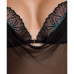 Сорочка Passion DELIENA CHEMISE L/XL black, стрінги із заниженою талією - Фото №5