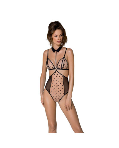 Боди Passion DOMINICA BODY S/M, beige - Фото №1