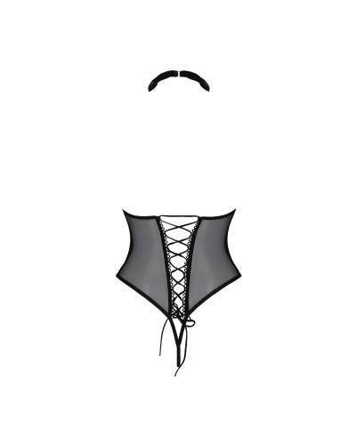 Боді Passion DOMINICA BODY S/M, black - Фото №4