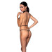Боди-халтер из экокожи Passion JANNIES BODY L/XL black - Фото №2