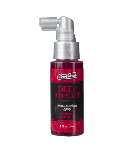 Спрей для мінету Doc Johnson GoodHead DeepThroat Spray - Wild Cherry 59 мл для глибокого мінету - Фото №1
