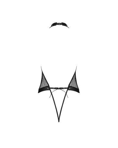 Боди-халтер с открытым доступом Passion MOONLIGHT BODY S/M black - Фото №4