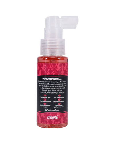 Спрей для мінету Doc Johnson GoodHead DeepThroat Spray - Sweet Strawberry 59 мл для глибокого мінету - Фото №2