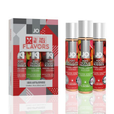 Набір JO Tri-Me Triple Pack — Flavors (3×30 мл) три різні смаки оральних змазок