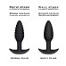 Анальна пробка Dorcel WAVY PLUG, діаметр 3 см, силікон - Фото №4