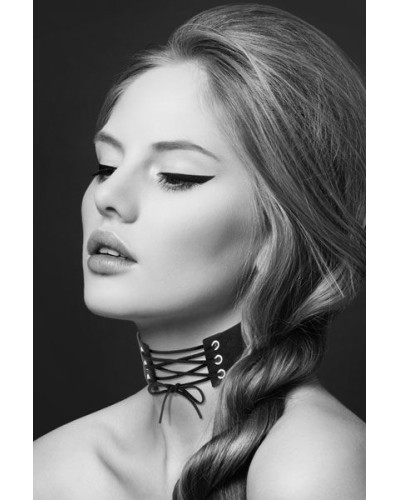 Чокер зі шнурівкою Bijoux Pour Toi - LACET, екошкіра - Фото №1