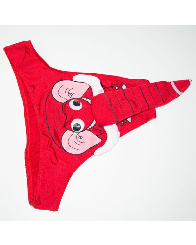 Мужские эротические трусы JSY Слоник с бивнями One Size - Фото №3