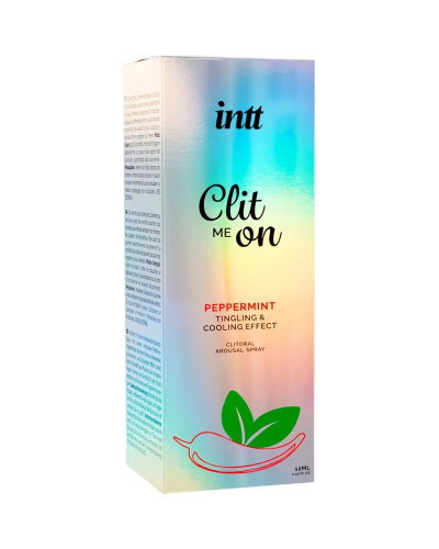 Збуджувальний спрей для клітора Intt Clit Me On Peppermint Cooling Effect 12 мл, охолоджувальний ефе - Фото №3