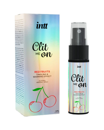 Збуджувальний спрей для клітора Intt Clit Me On Red Fruits Warming Effect 12 мл, зігріваючий ефект - Фото №1