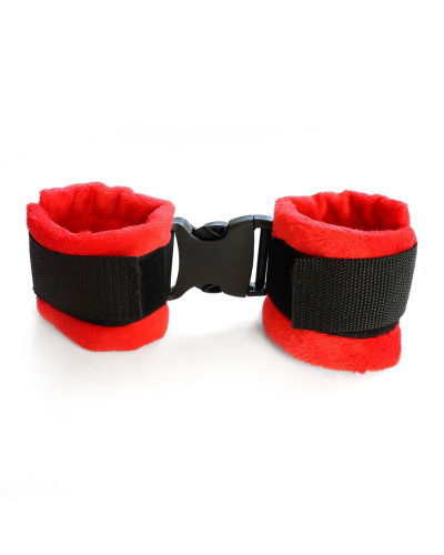 Наручники Art of Sex - Handcuffs Soft Touch Красные - Фото №1