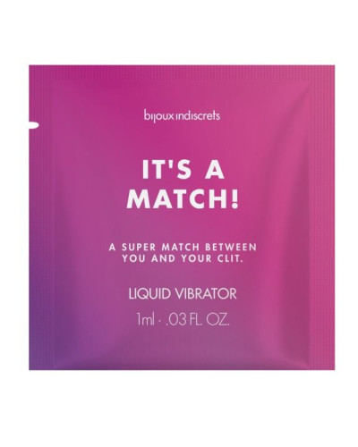 Пробник Bijoux Indiscrets Sachette It´s a Match (1 мл) - Фото №1