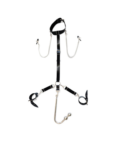 Бондажный набор с металлическим анальным крюком Art of Sex Beatrice Bondage set with anal hook № 3 - Фото №1