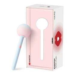 Вібратор-цукерка на паличці KISSTOY Lala Pop, 2 мотори, маска на очі в комплекті