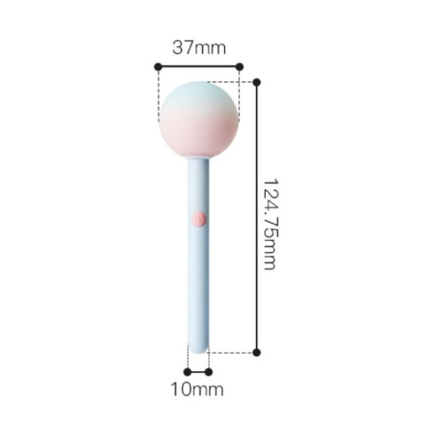 Вібратор-цукерка на паличці KISSTOY Lala Pop, 2 мотори, маска на очі в комплекті