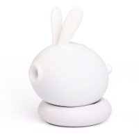 Вакуумний кліторальний стимулятор з вібрацією KISTOY Too Simple White