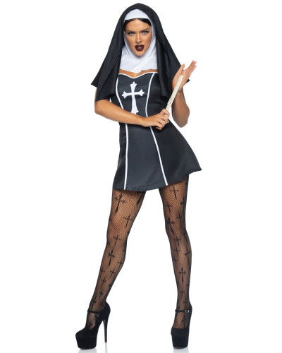 (SALE) Leg Avenue Naughty Nun XS - Фото №3