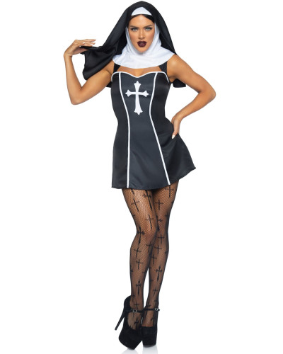 (SALE) Leg Avenue Naughty Nun XS - Фото №4