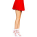 Шкарпетки жіночі з полуничним принтом Leg Avenue Strawberry ruffle top anklets One size, мереживні м - Фото №6