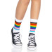 Шкарпетки жіночі в смужку Leg Avenue Pride crew socks Rainbow, 37–43 розмір - Фото №3