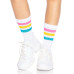 Носки женские в полоску Leg Avenue Pride crew socks Pansexual, 37–43 размер - Фото №3