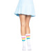 Носки женские в полоску Leg Avenue Pride crew socks Pansexual, 37–43 размер - Фото №6