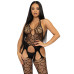Бодістокінг з відкритим доступом Leg Avenue Net suspender bodystocking One size Black, мереживо - Фото №1