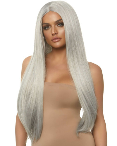 Перука Leg Avenue 33″ Long straight center part wig Grey - Фото №1