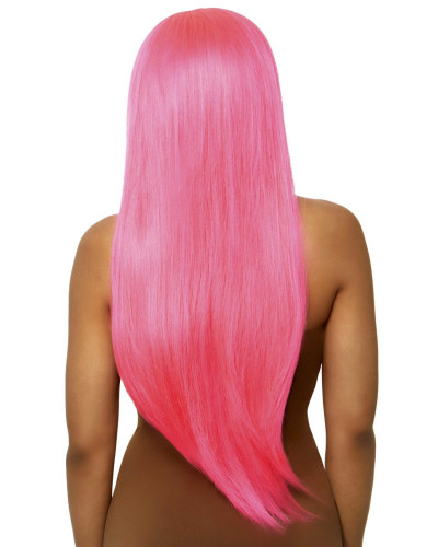 Парик Leg Avenue 33″ Long straight center part wig neon pink - Фото №2