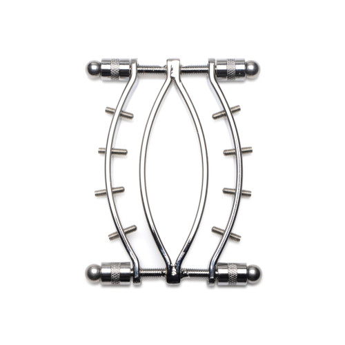 Затискач для вагіни Master Series: Spread 'Em Poker Vagina Clamp with Adjustable Pressure Screws, ши