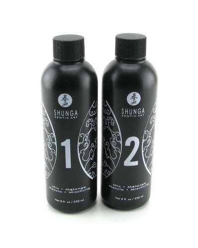Гель для NURU масажу Shunga Oriental Body-to-Body – Exotic Fruits (2 x 225 мл) плюс простирадло - Фото №2