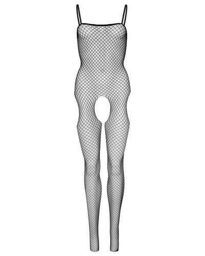 Бодістокінг Leg Avenue Suspender Bodystocking One size Black, велика сітка, доступ - Фото №5