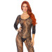 Бодистокинг Leg Avenue Swirl Lace Bodystocking One size Black, ажурная ткань, доступ - Фото №1