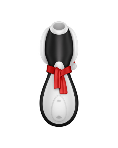 Вакуумний кліторальний стимулятор Satisfyer Penguin Holiday Edition, у шапочці та шарфі - Фото №2