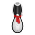 Вакуумний кліторальний стимулятор Satisfyer Penguin Holiday Edition, у шапочці та шарфі - Фото №2