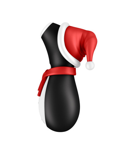 Вакуумний кліторальний стимулятор Satisfyer Penguin Holiday Edition, у шапочці та шарфі - Фото №3