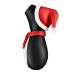Вакуумний кліторальний стимулятор Satisfyer Penguin Holiday Edition, у шапочці та шарфі - Фото №3