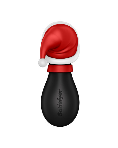 Вакуумний кліторальний стимулятор Satisfyer Penguin Holiday Edition, у шапочці та шарфі - Фото №4