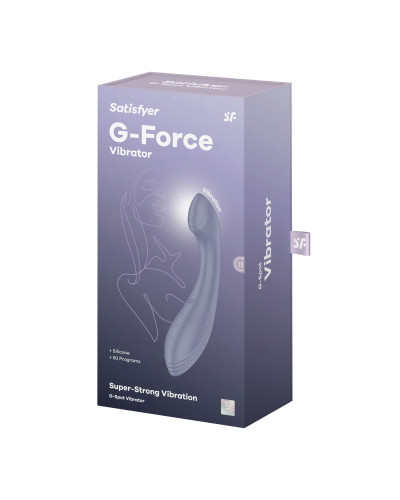 Вібратор для точки G Satisfyer G-Force Violet, 10 режимів + 5 рівнів інтенсивності - Фото №6