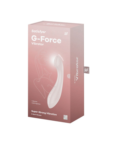 Вибратор для точки G Satisfyer G-Force Beige, 10 режимов + 5 уровней интенсивности - Фото №6