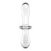 Двосторонній скляний дилдо Satisfyer Double Crystal Transparent, боросилікатне скло, унісекс - Фото №2