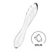 Двосторонній скляний дилдо Satisfyer Dazzling Crystal 1 Transparent, дуже міцний, без стопера - Фото №1