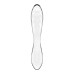Двосторонній скляний дилдо Satisfyer Dazzling Crystal 1 Transparent, дуже міцний, без стопера - Фото №2