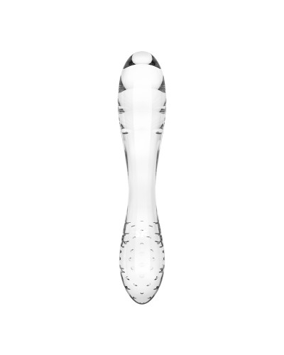Двосторонній скляний дилдо Satisfyer Dazzling Crystal 1 Transparent, дуже міцний, без стопера - Фото №4